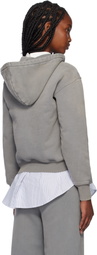 OUR LEGACY Gray Mischief Hoodie