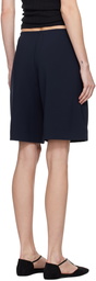 LESET Navy Arielle City Shorts