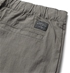 Saturdays NYC - Shaw Belted Stretch Cotton and Nylon-Blend Trousers - Gray