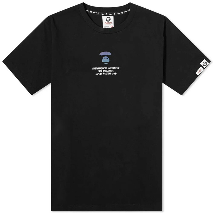 Photo: AAPE Men's UNVS T-Shirt in Black