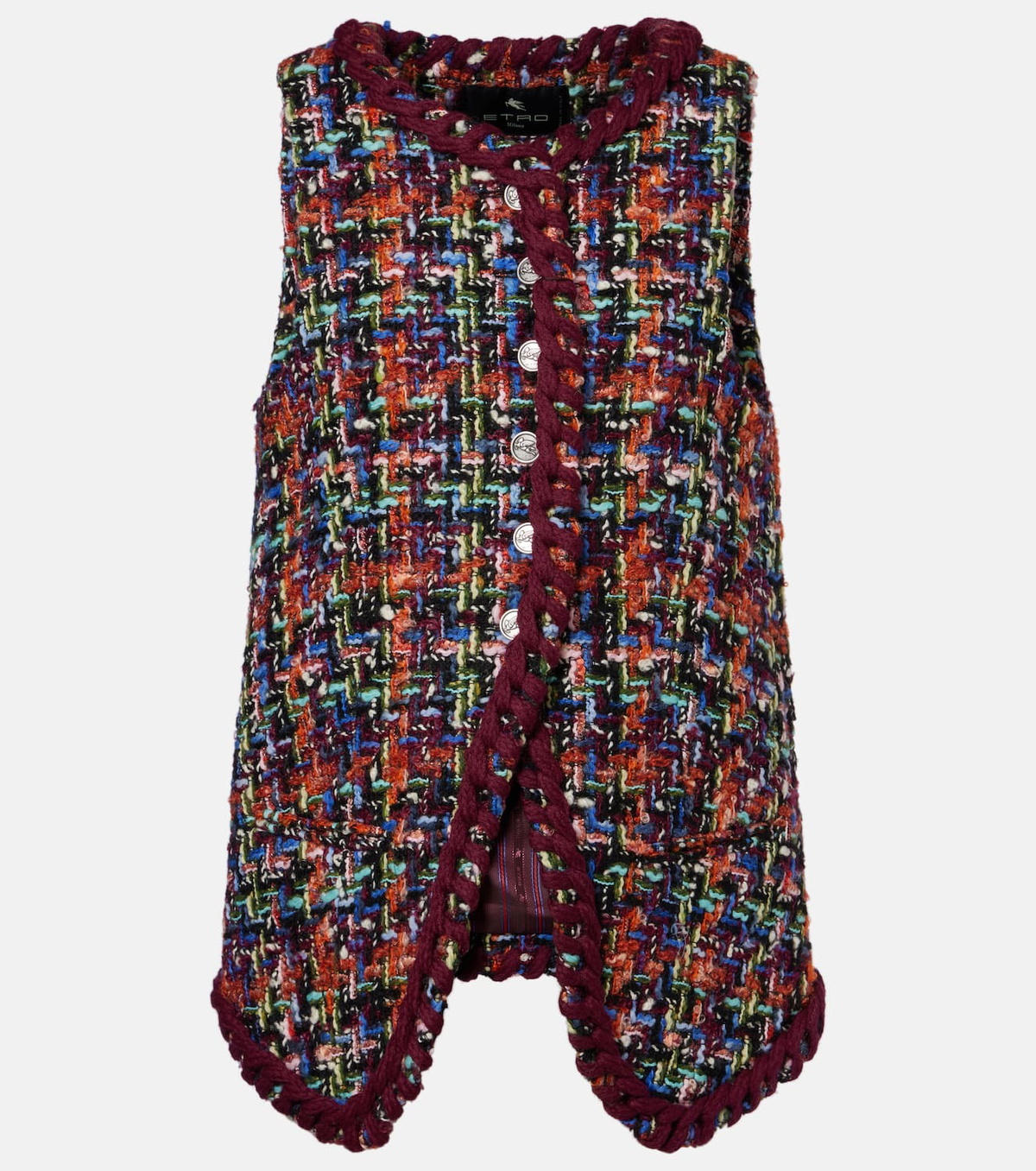 Etro Bouclé vest