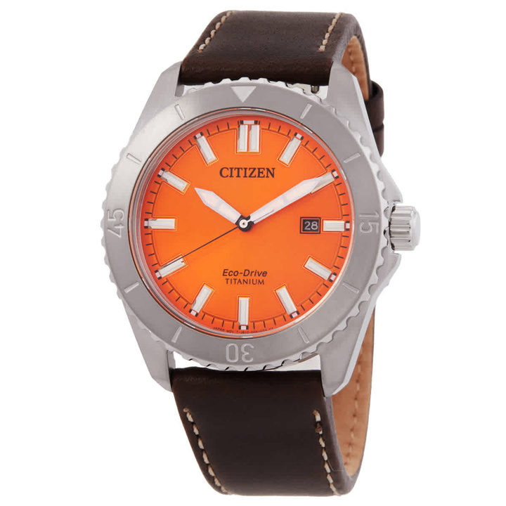 Photo: Citizen Weekender Quartz Orange Dial Mens Watch AW1840-09X