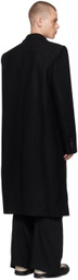 Juun.J Black Single-Breasted Coat