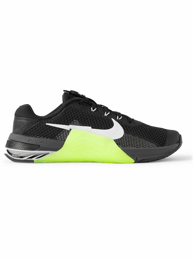 Photo: Nike Training - Metcon 7 Rubber-Trimmed Mesh Sneakers - Black