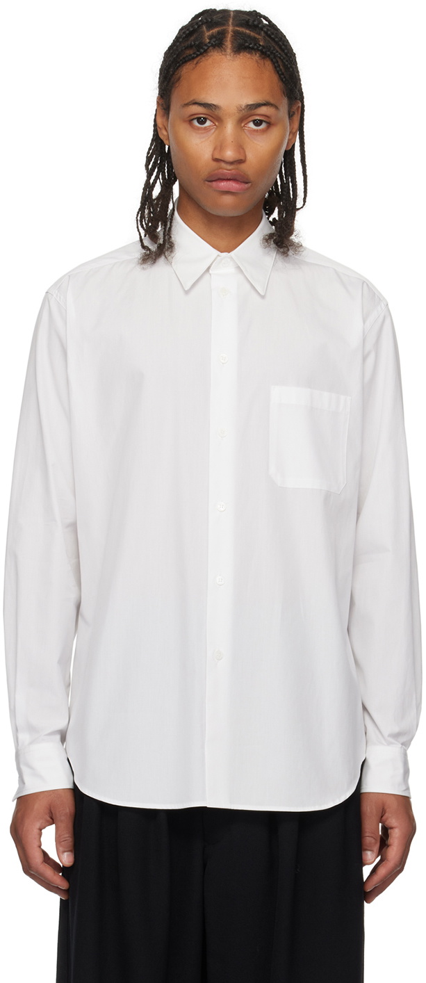 Yohji Yamamoto White Classic Shirt Yohji Yamamoto