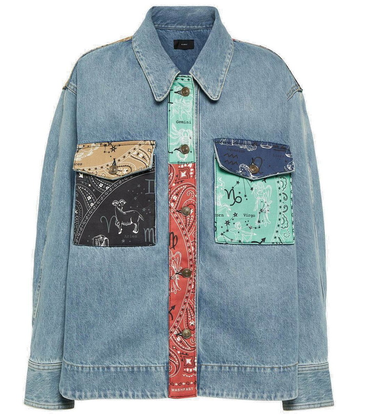 Photo: Alanui The Twelve Signs denim overshirt