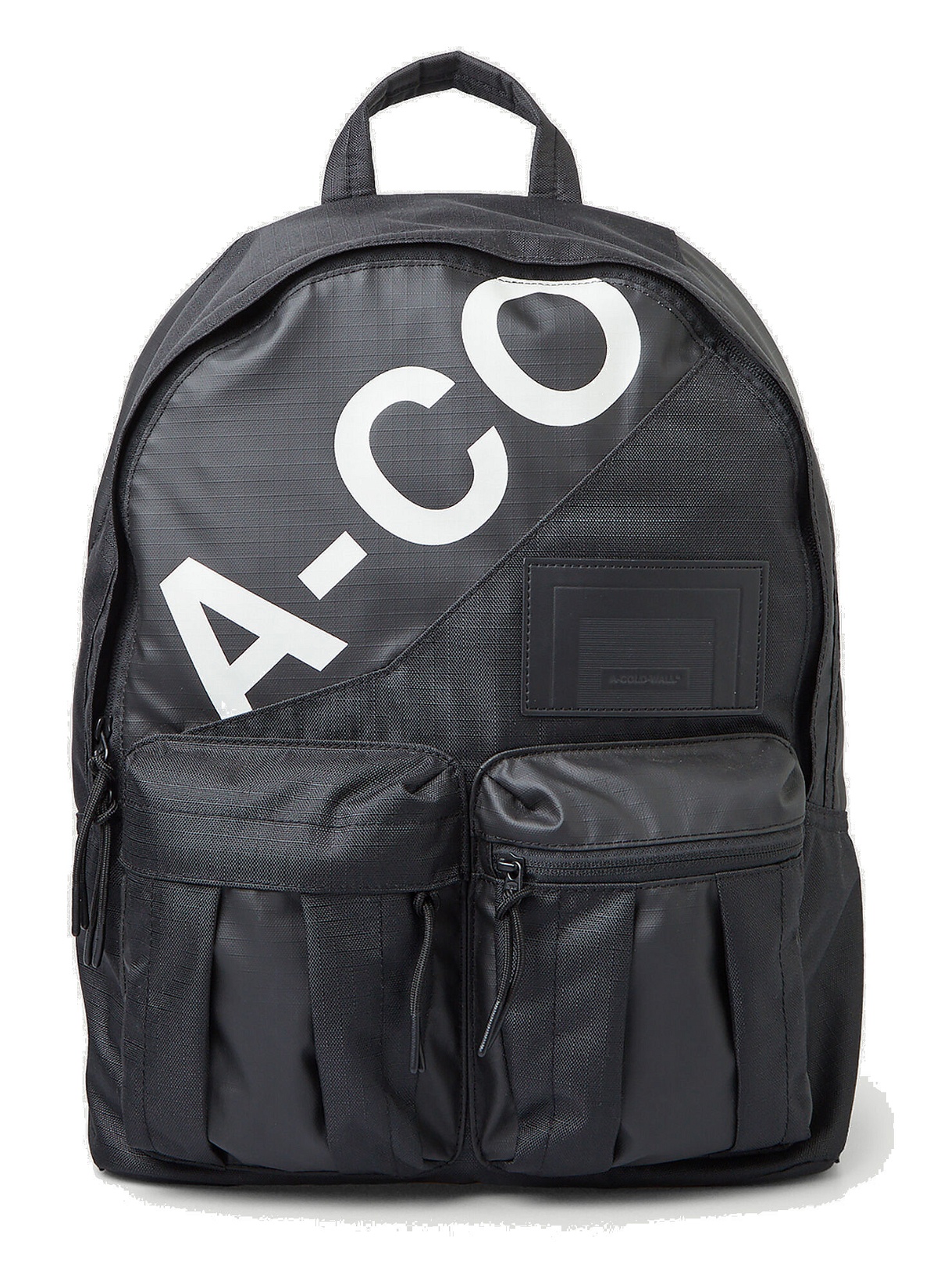 Photo: Typographic Ripstop Backpack in Black