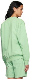 Sporty & Rich Green Cotton Sweatshirt