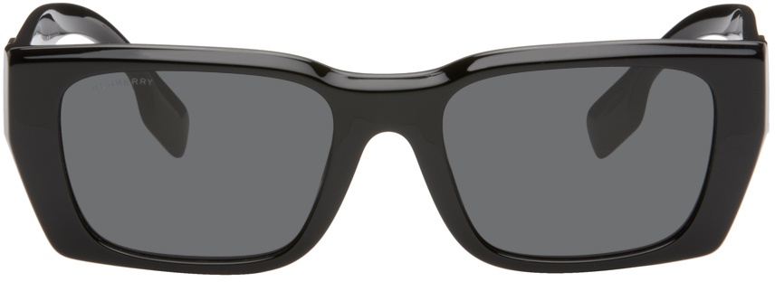 Burberry Black Rectangular Sunglasses Burberry