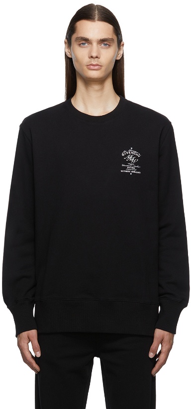 Photo: Givenchy Black Crest Sweatshirt