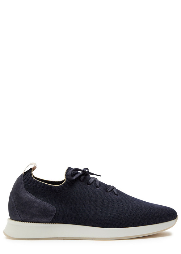 Photo: Aurélien Colour-blocked Knit Sneakers Navy