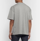 Nike - Sportswear Logo-Print Mélange Cotton-Jersey T-Shirt - Gray