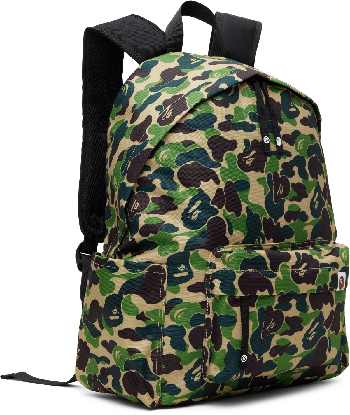 BAPE Green ABC Camo Daypack M Backpack