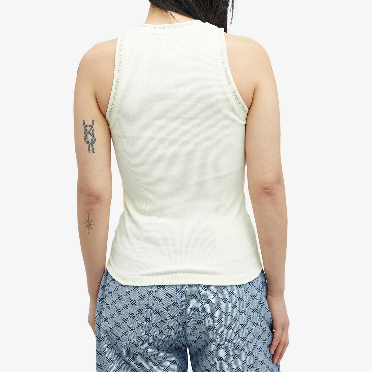 Daily Paper Women's Erib Tanktop in Icing Yellow