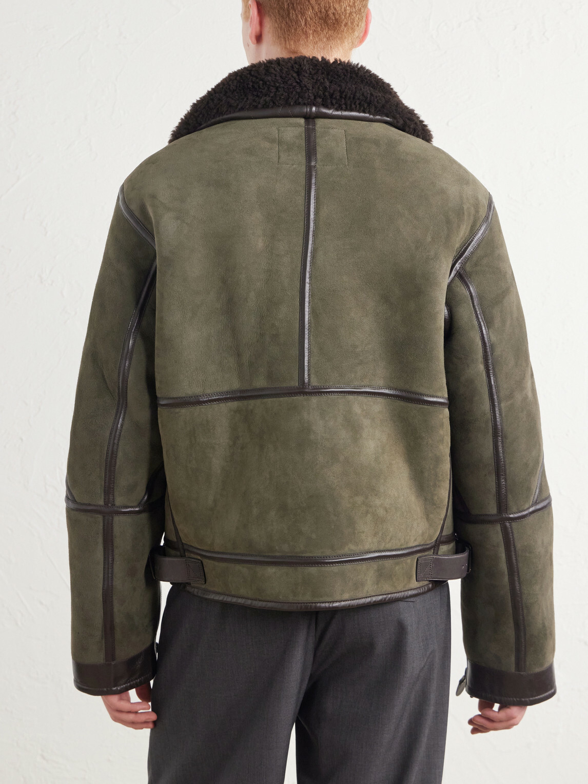 Polo Ralph Lauren - Shearling Flight Jacket - Green