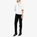 Alexander McQueen Women's Logo T-Shirt in Optical White