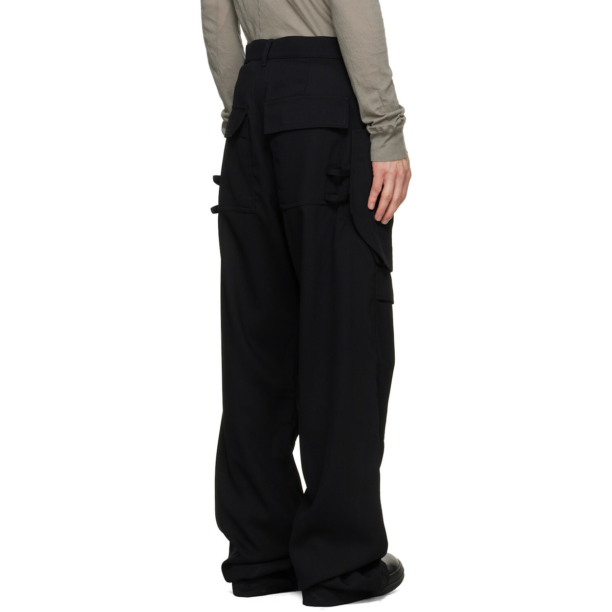 Rick Owens Black Tower Stefan Cargo Pants