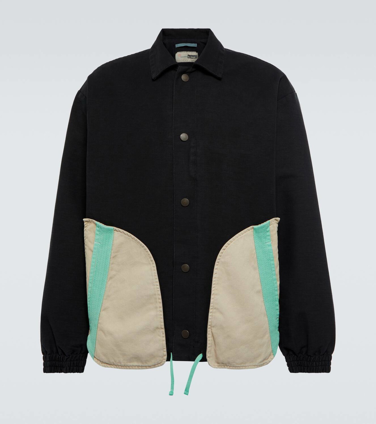 Incotex x Facetasm Colorblocked cotton jacket