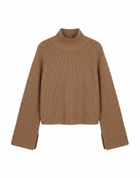 Jucca Womens Turtleneck Light brown