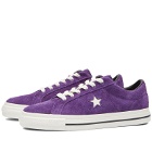 Converse One Star Pro Ox Sneakers in Night Purple/Egret/Black