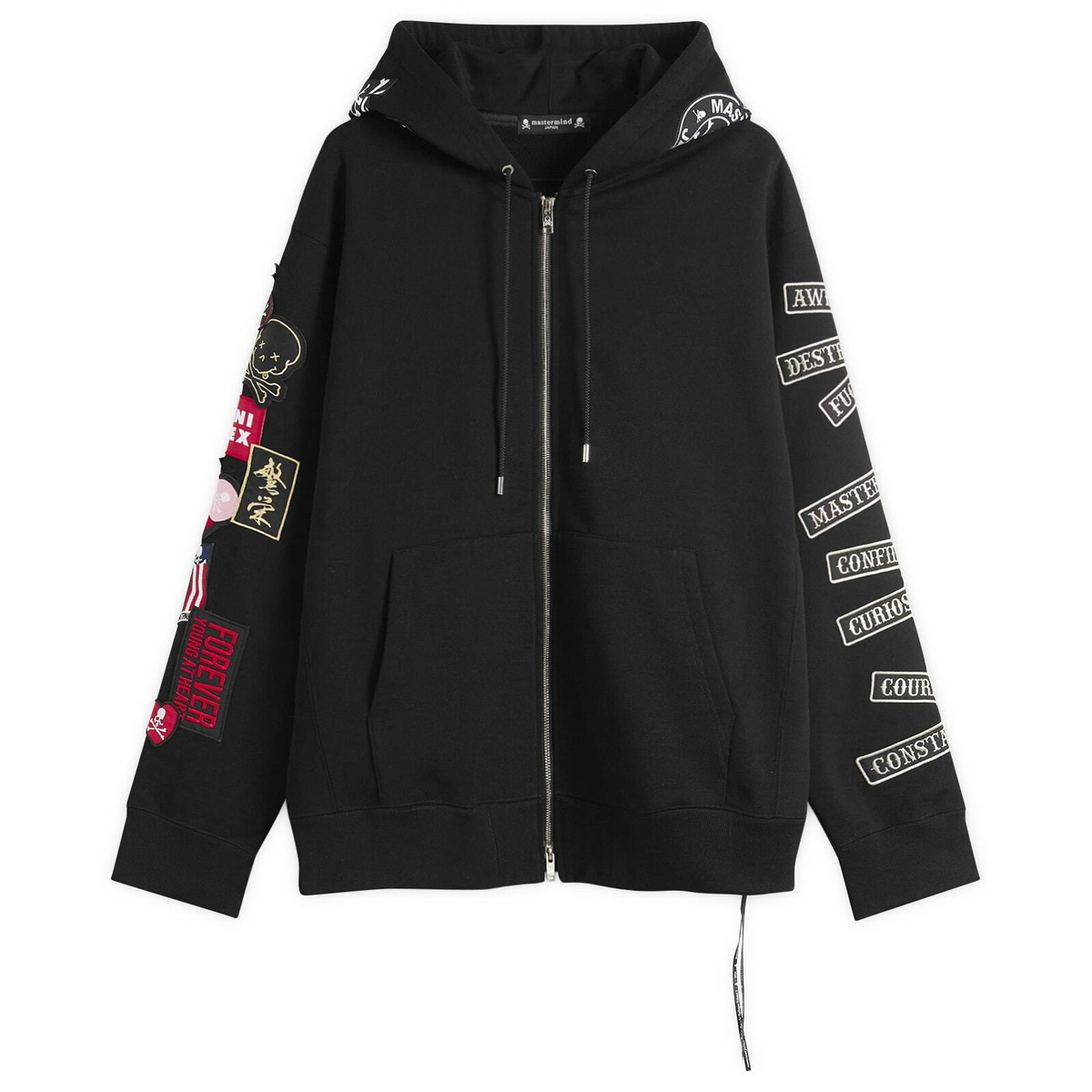 MASTERMIND WORLD Men's Bandana Hoodie in Black MASTERMIND WORLD