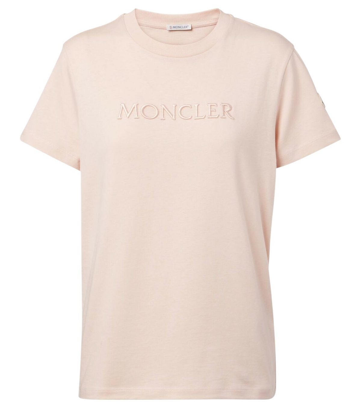 【MONCLER】EMBROIDERED LOGO COTTON T-SHIRT Tシャツ 刺繍ロゴ Moncler Cotton Logo Embroidered T-Shirt | Harrods US