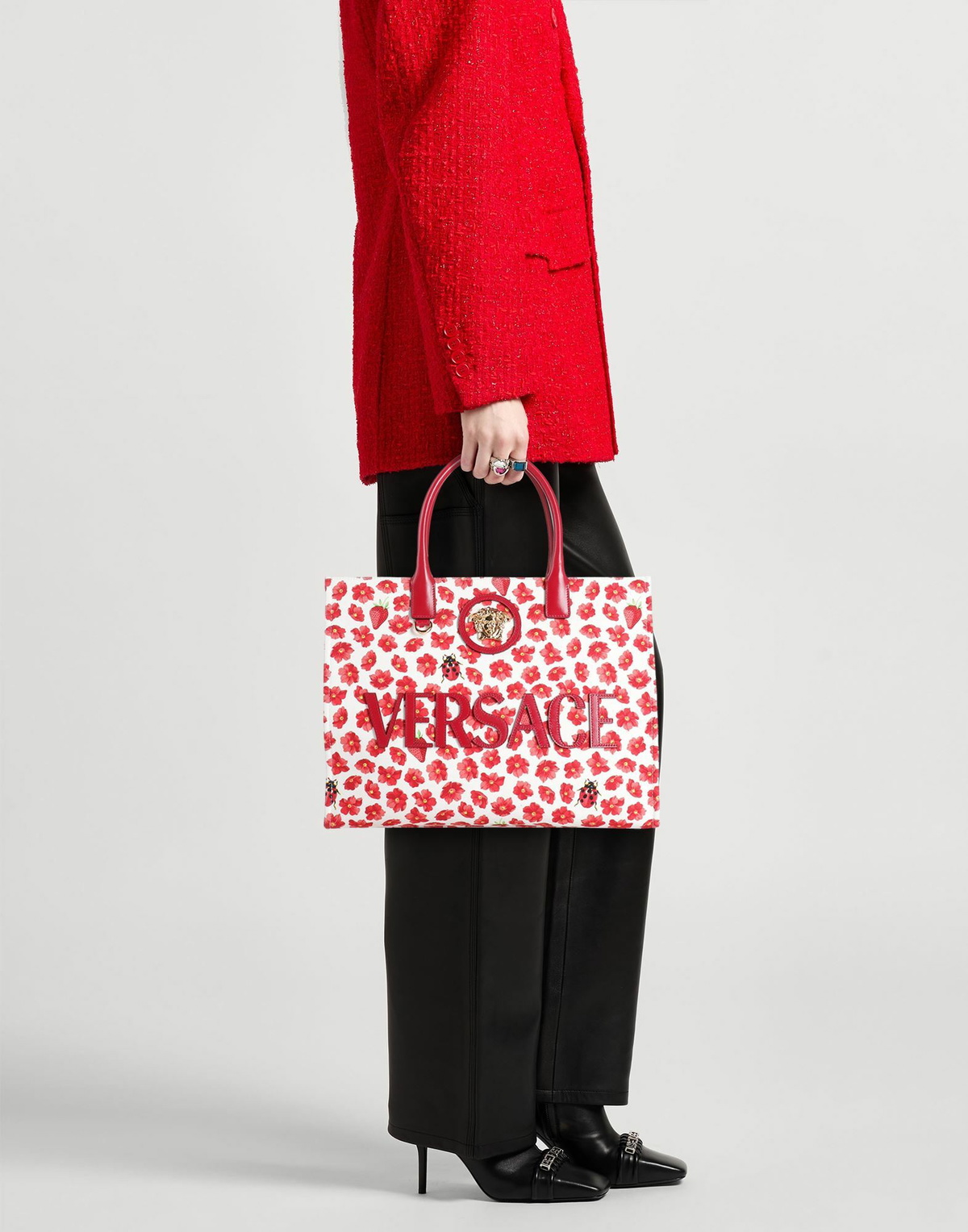 Versace Womens Handbag in Red