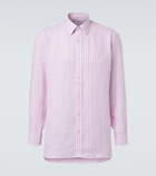 Charvet Striped linen shirt