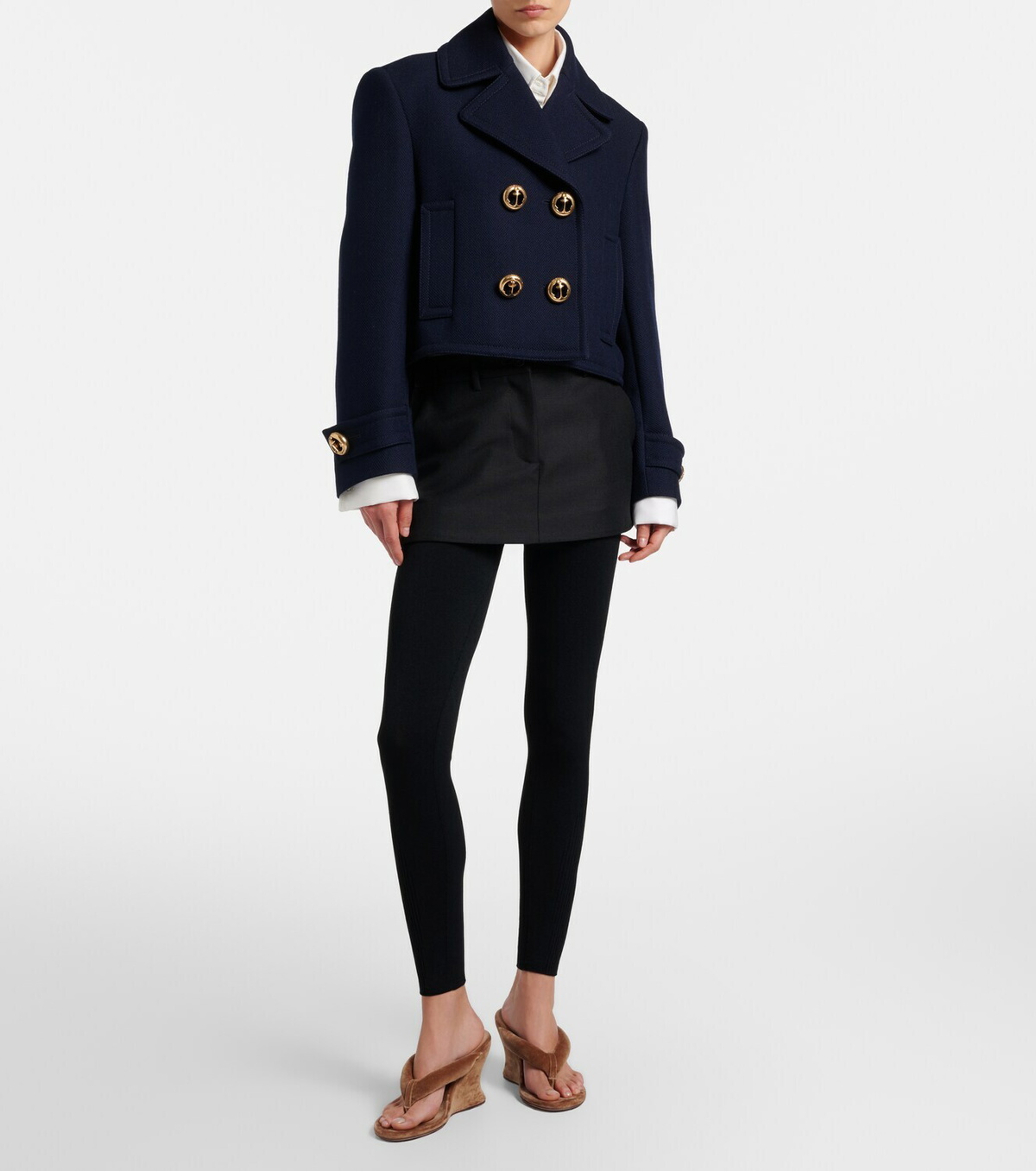 Balenciaga Double-breasted wool jacket