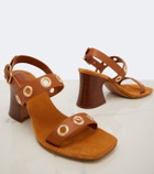 Chloé Embellished leather sandals