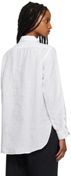 Engineered Garments White Rounded Collar Shirt