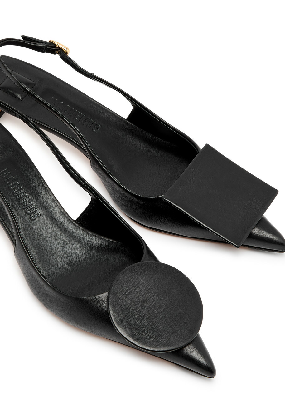 Jacquemus Les Slingbacks Duelo Leather Pumps Jacquemus