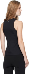 Rabanne Black Cotton Tank Top