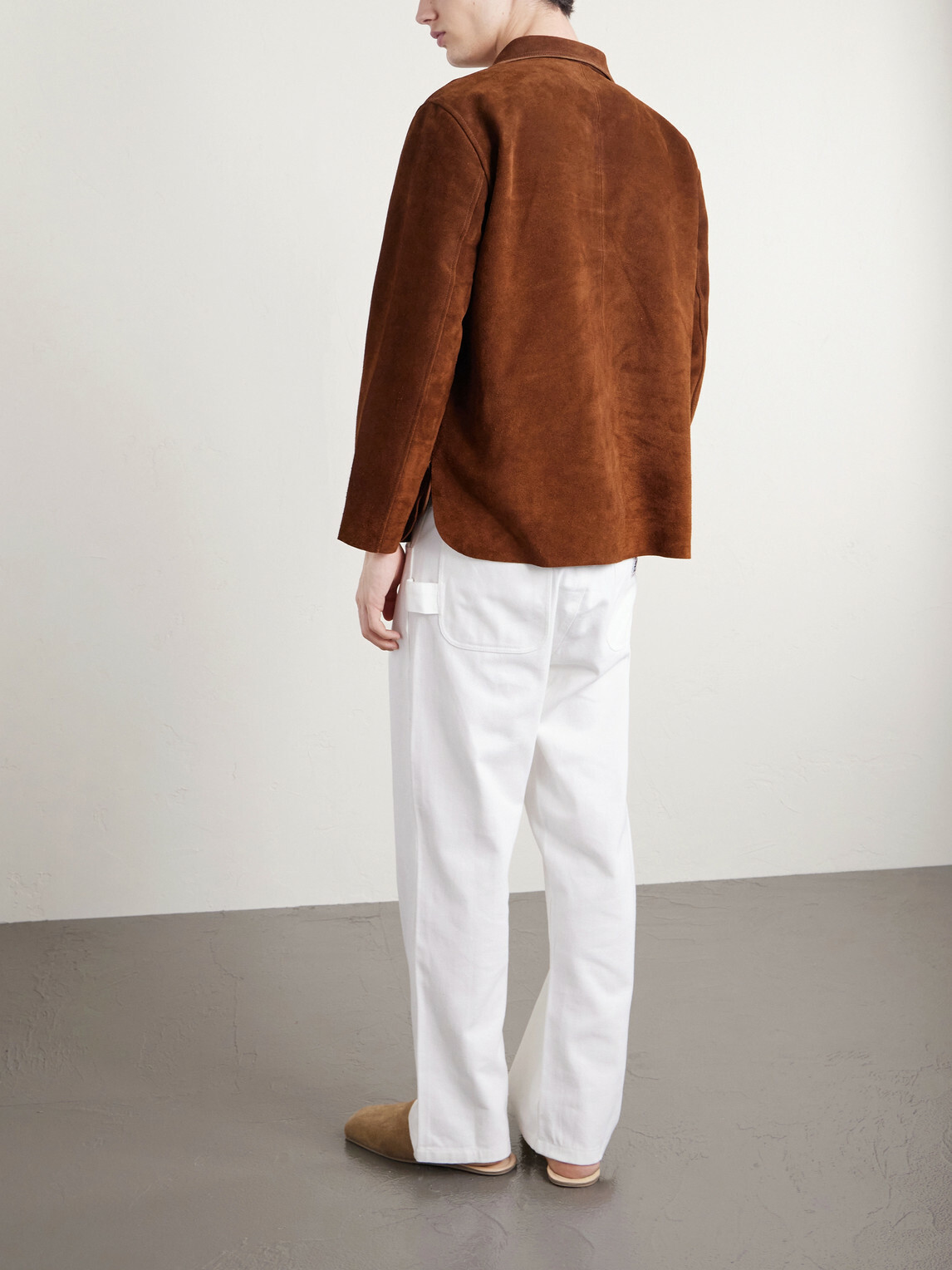 BODE - Suede Overshirt - Brown