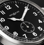 Montblanc - 1858 Automatic 44mm Stainless Steel and Leather Watch - Unknown