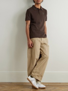 Canada Goose - Beckley Logo-Appliquéd Cotton-Piqué Polo Shirt - Brown
