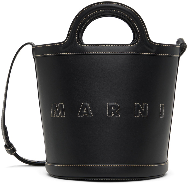 Photo: Marni Black Mini Tropicalia Bucket Bag