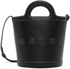Marni Black Mini Tropicalia Bucket Bag