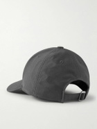 CELINE - Triomphe Logo-Appliquéd Cotton-Gabardine Baseball Cap - Gray