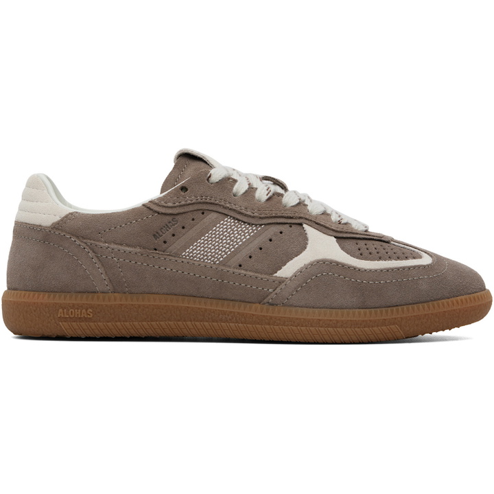 Photo: Alohas Taupe Tb.490 Rife Suede Leather Sneakers