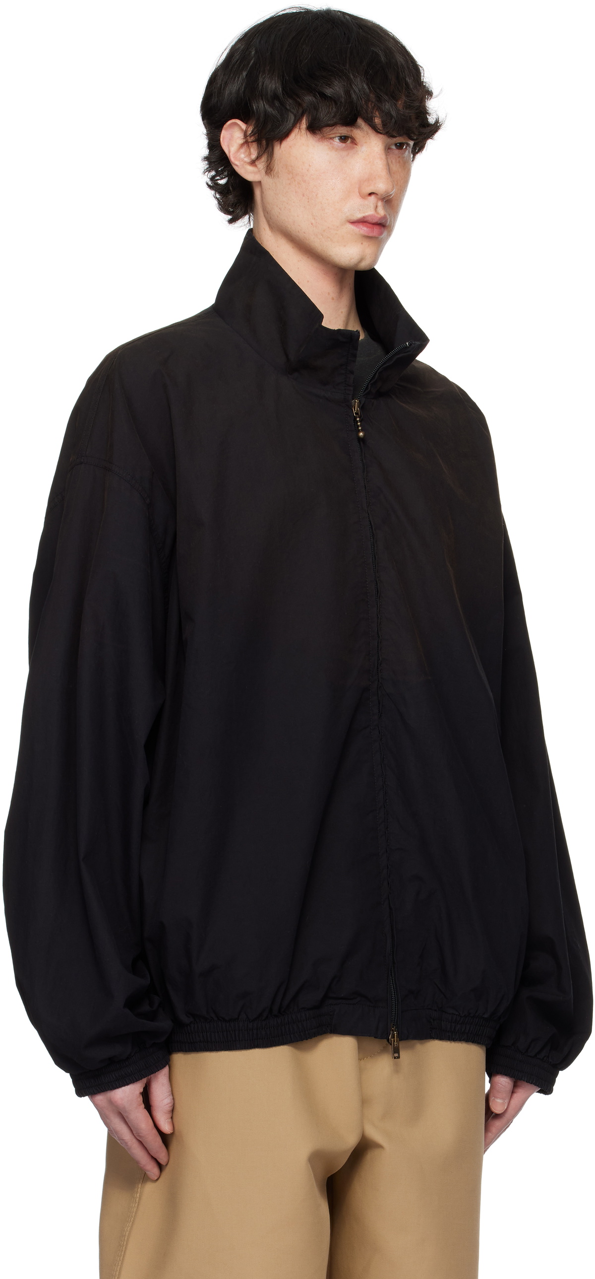 Acne Studios Black Logo Zipper Jacket Acne Studios