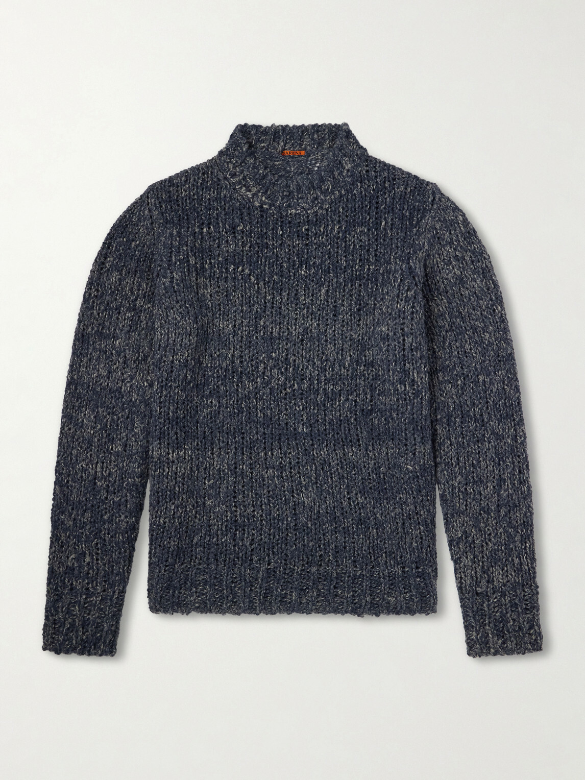 Barena - Alpaca, Wool and Linen-Blend Sweater - Blue