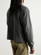 John Elliott - Folsom Distressed Cotton-Jersey T-Shirt - Gray