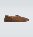 The Row Canal suede flats