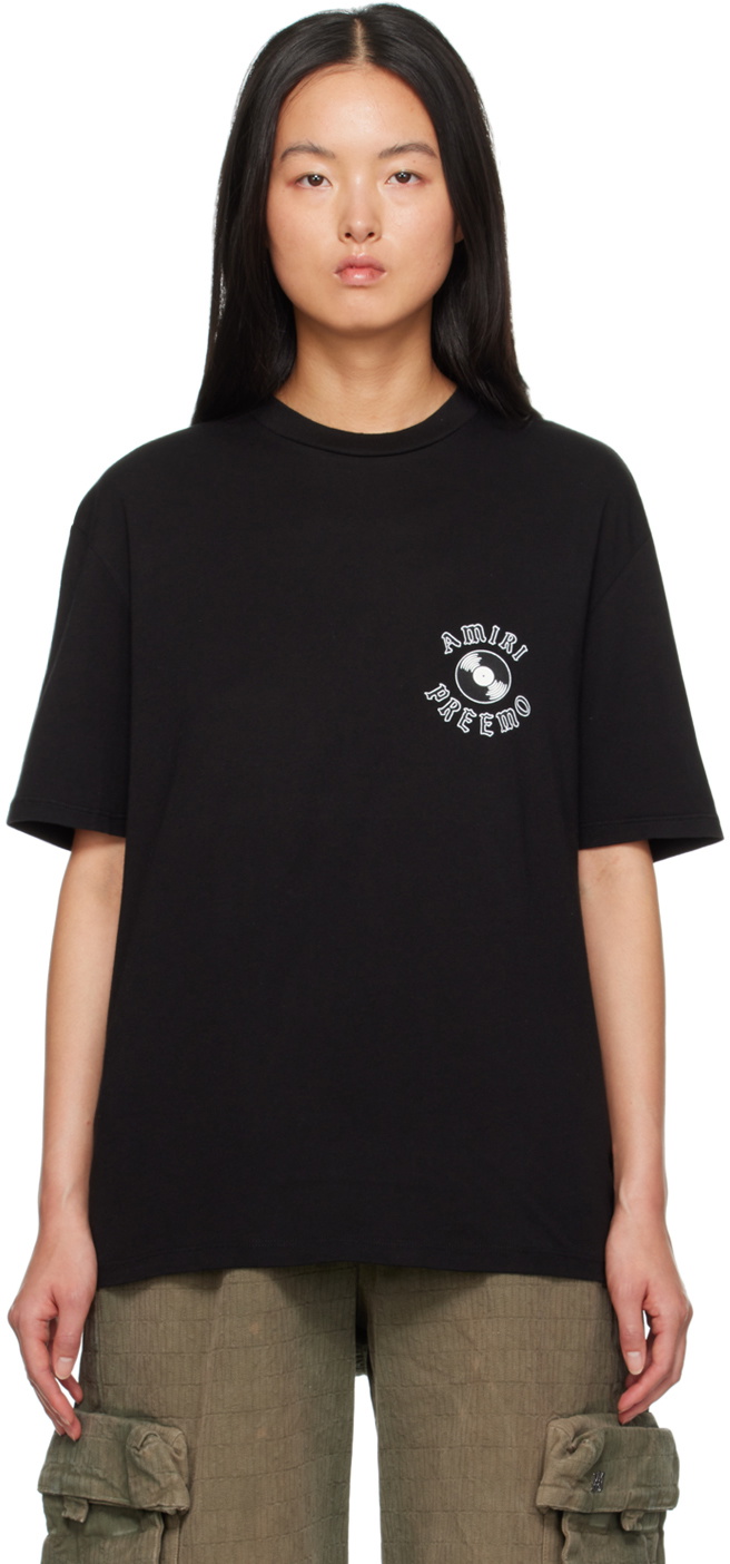 AMIRI Black DJ Premier Edition Premier Record T-Shirt Amiri