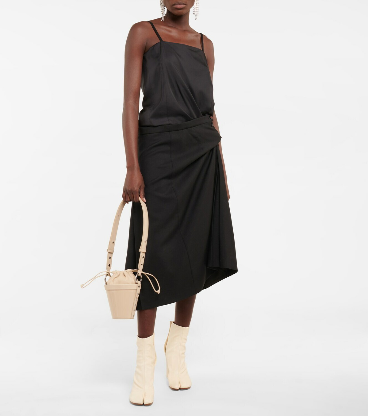 Maison Margiela - Fire Mini leather bucket bag Maison Margiela