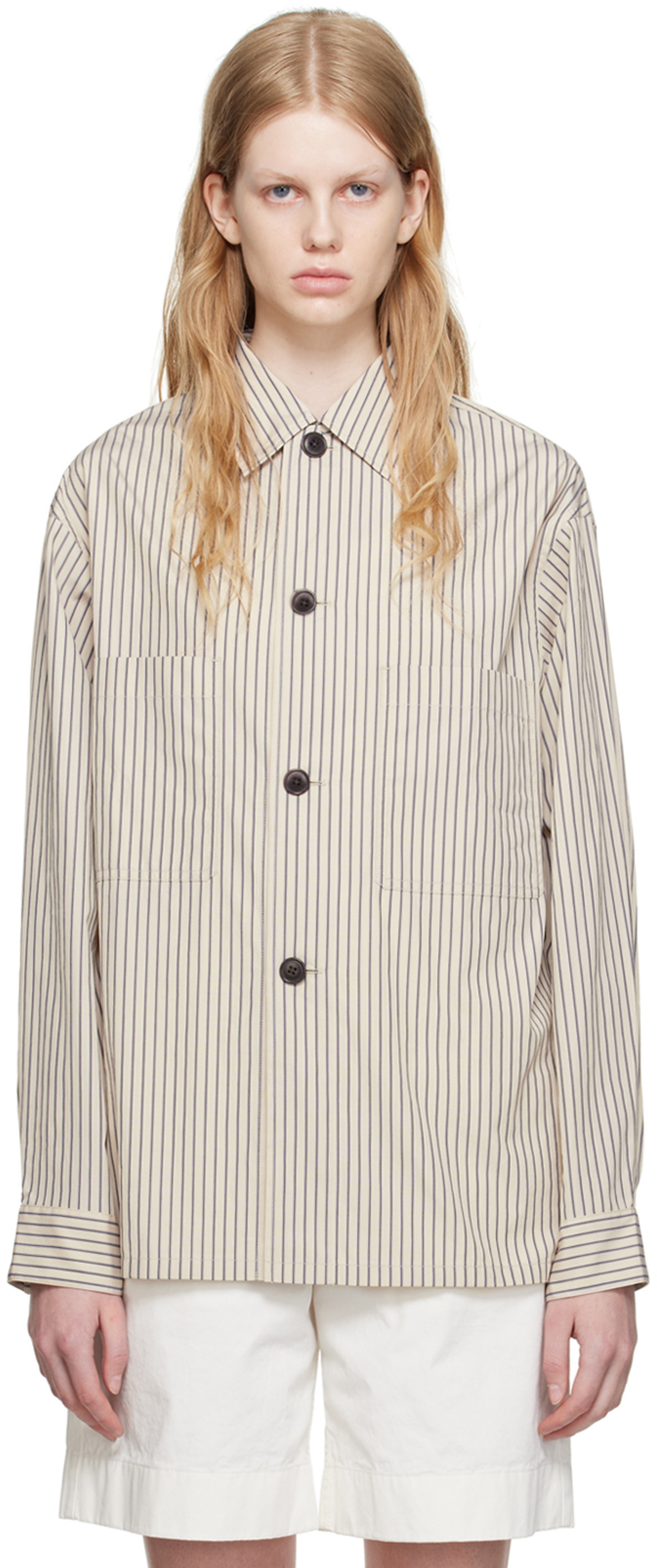 LEMAIRE Beige Boxy Shirt Lemaire