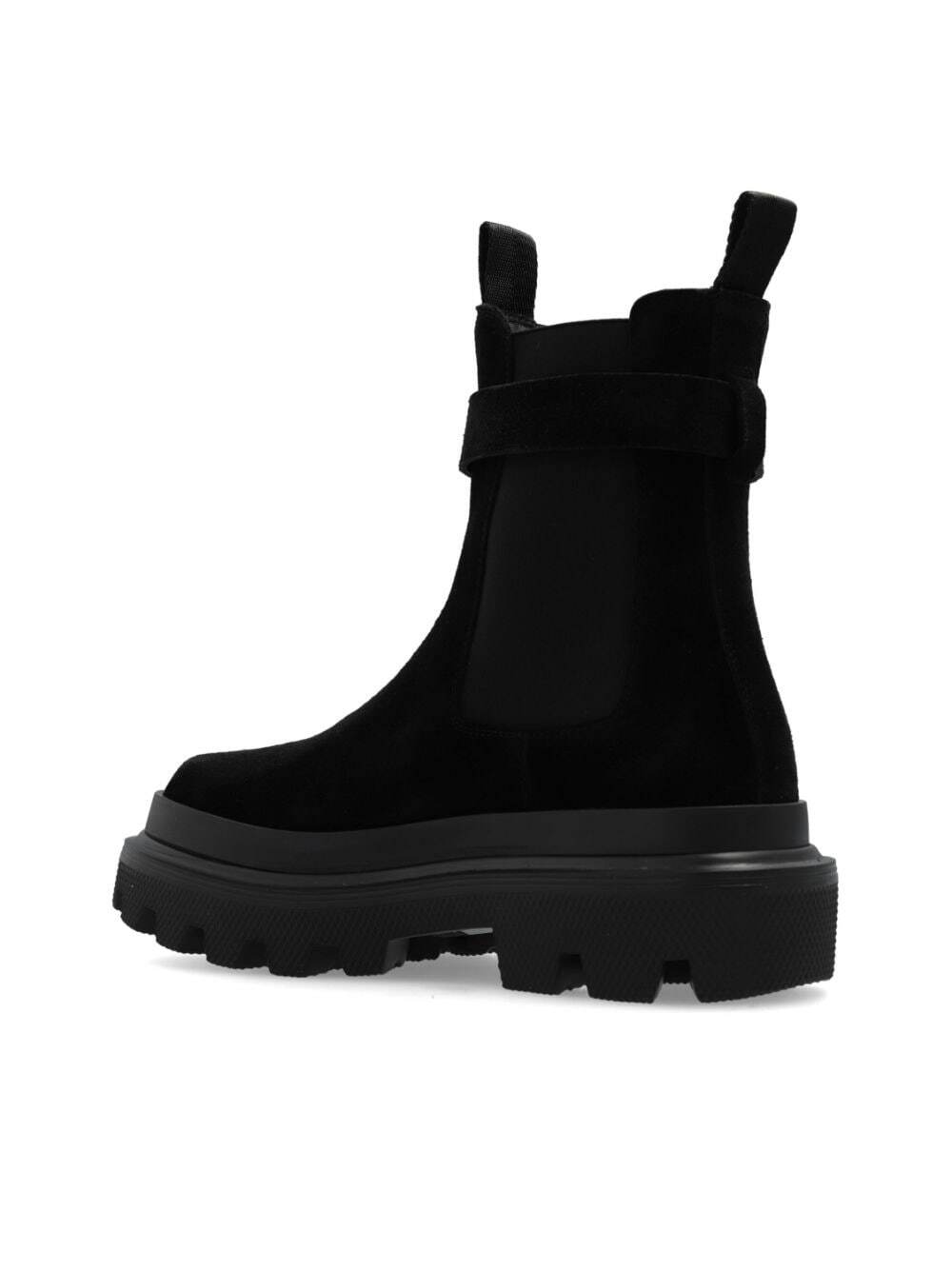 Dolce & Gabbana Light Gray Chelsea Short Ankle Boots Shoes