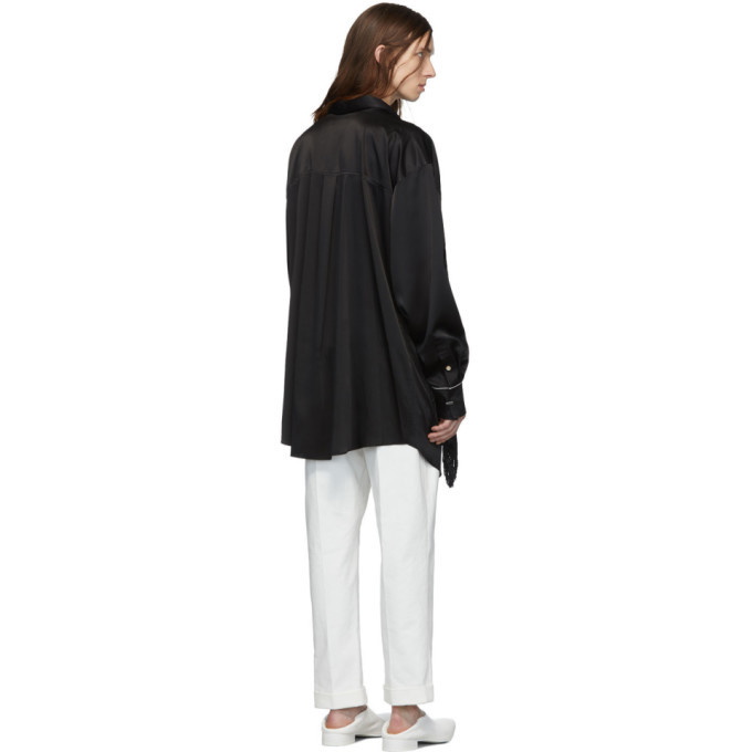 BED j.w. FORD Long Scarf Satin Shirts-