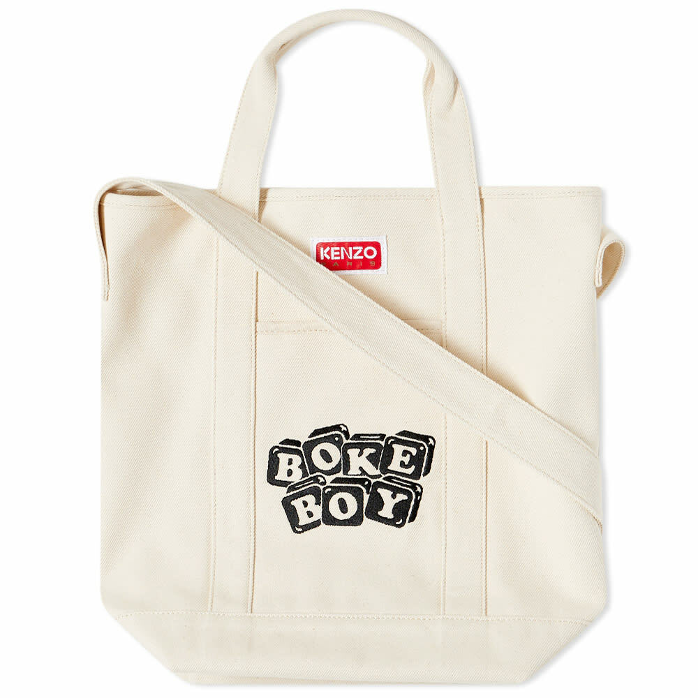 関税込 KENZO 'BOKE Boy' トートバッグ ウィズ ストラップ KENZO NIGO 'BOKE BOY' トートバッグ ウィズ ストラップ メンズ